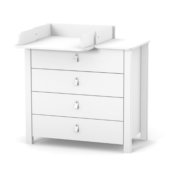 Výklopný přebalovací pult Gekko Kids. 60 cm. Bílý